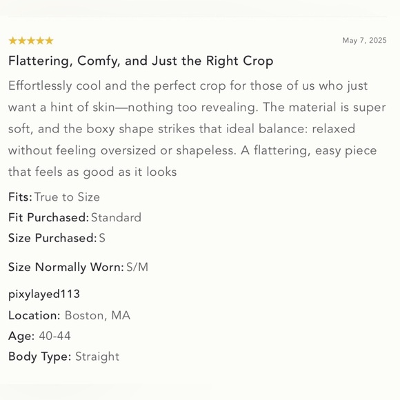 NWT Size S - Pilcro 100% Cotton Boxy Crop Tee Pale Green (NWT US$48) - Picture 13 of 16